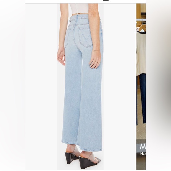 MOTHER Hustler Roller Flood Wide Leg Jeans - Picture 5 of 8